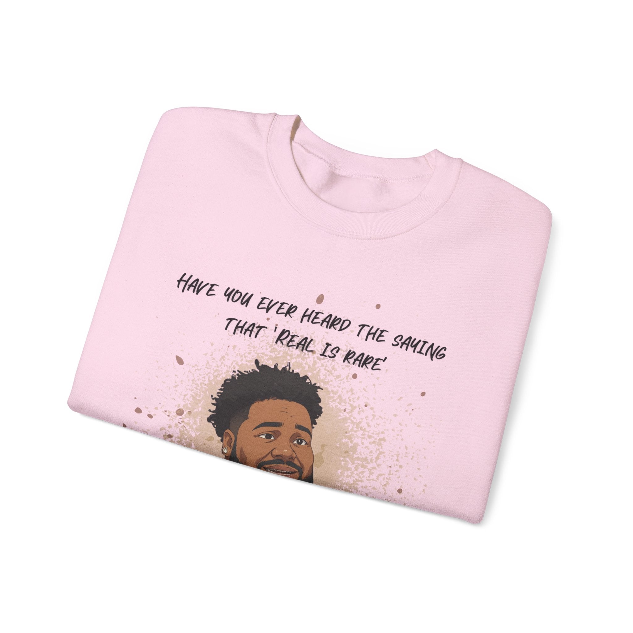 Rod Wave Tribute Sweatshirt — "Have You Ever Heard The Story That Real Is Rare" Albums Dates Back Print