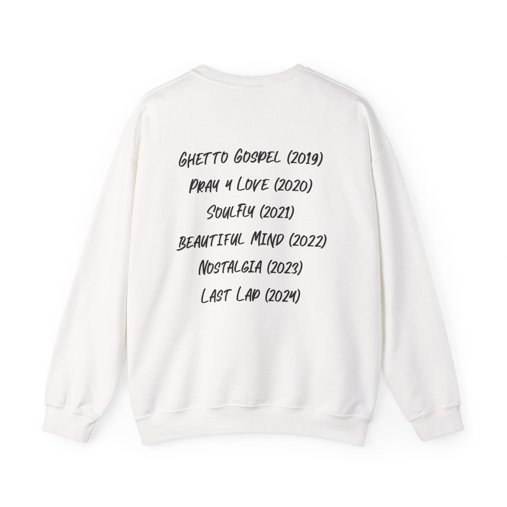 Rod Wave Tribute Sweatshirt — "Have You Ever Heard The Story That Real Is Rare" Albums Dates Back Print