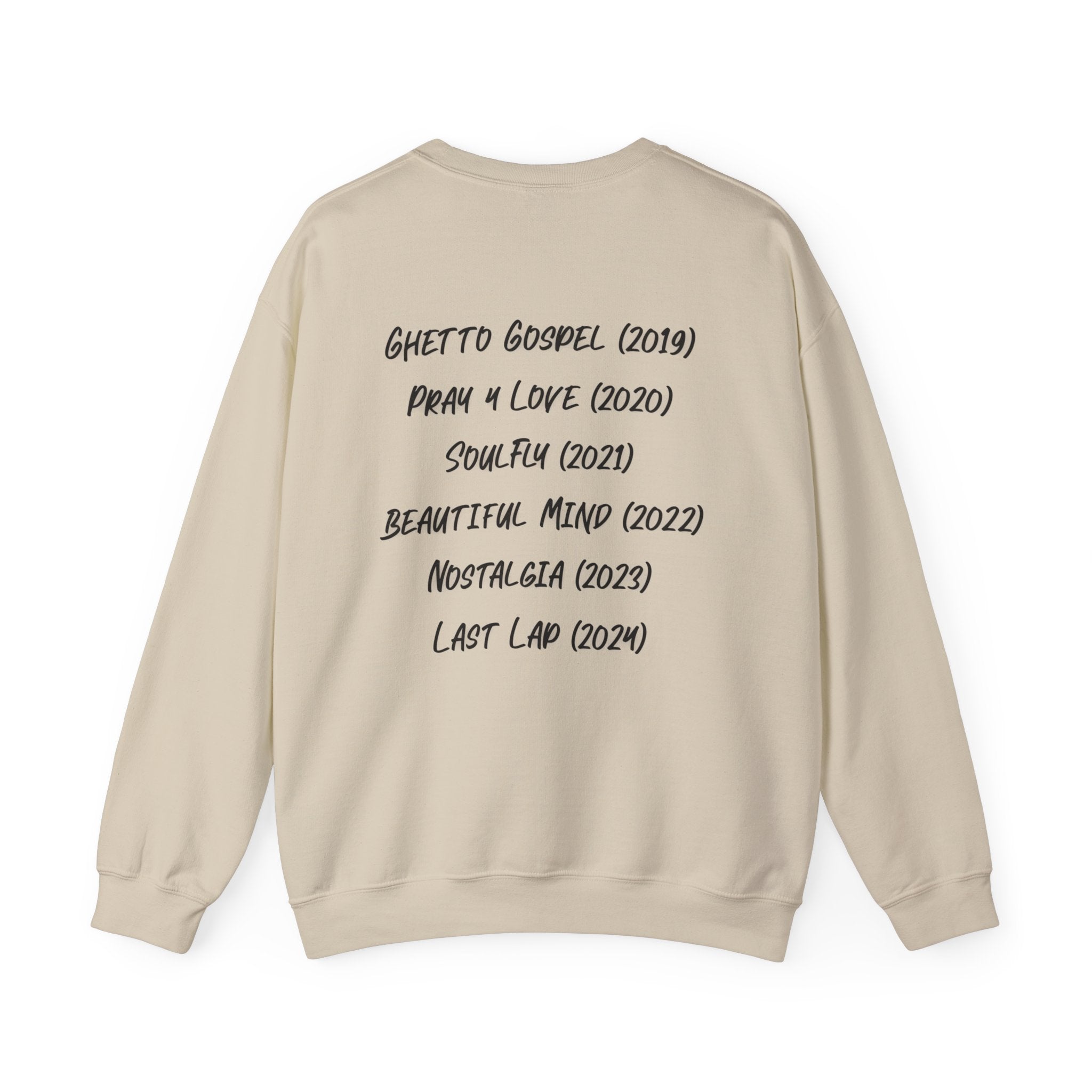 Rod Wave Tribute Sweatshirt — "Have You Ever Heard The Story That Real Is Rare" Albums Dates Back Print