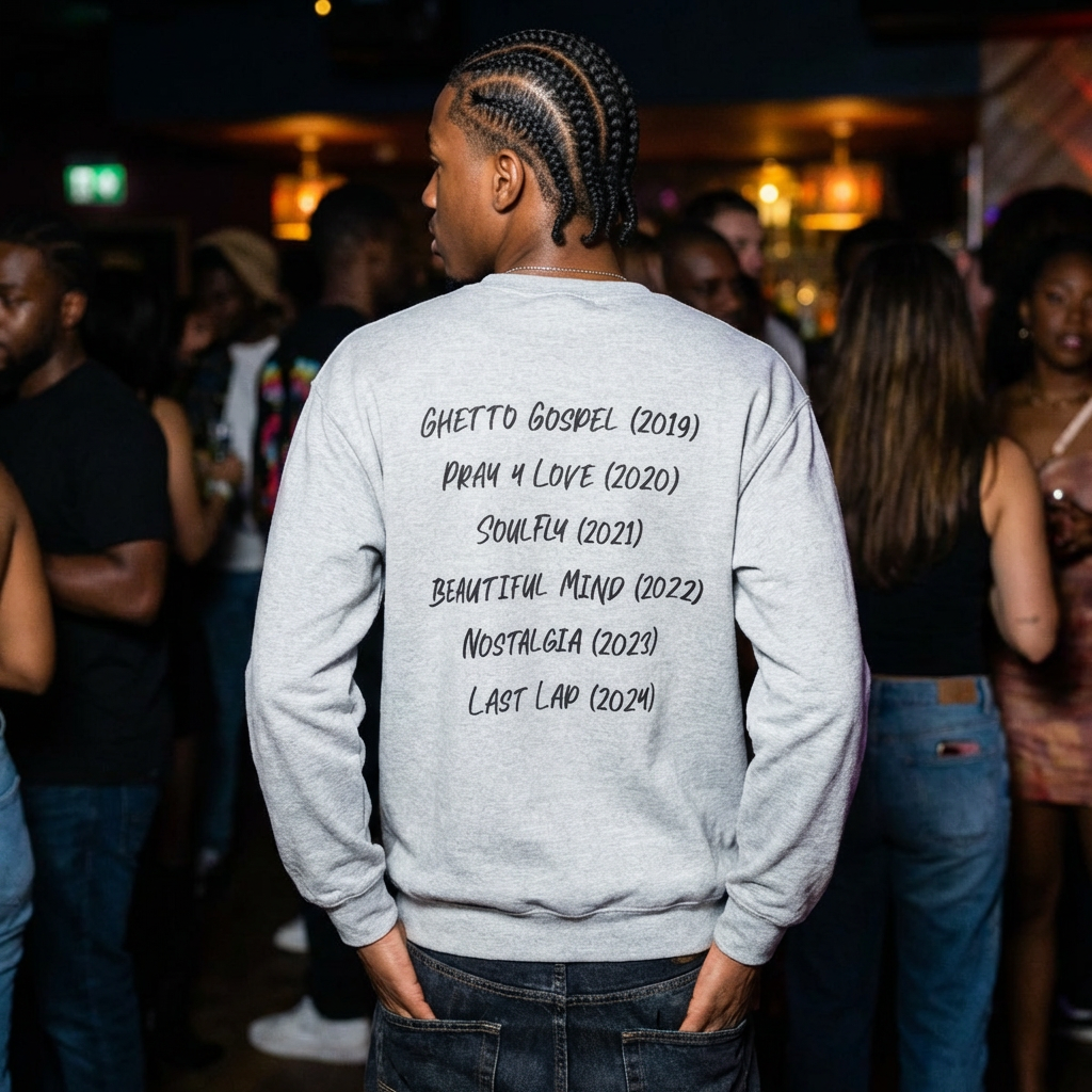 Rod Wave Tribute Sweatshirt — "Have You Ever Heard The Story That Real Is Rare" Albums Dates Back Print