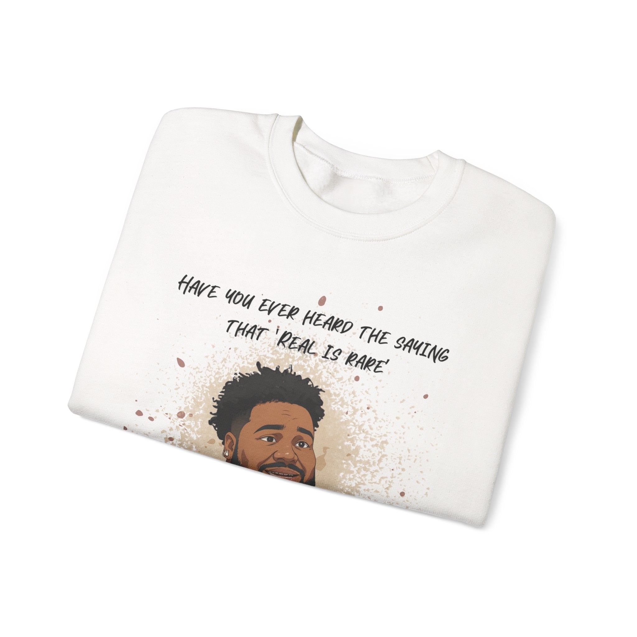 Rod Wave Tribute Sweatshirt — "Have You Ever Heard The Story That Real Is Rare" Albums Dates Back Print